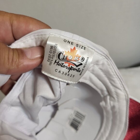 DODGE Pink White Hat Strapback Baseball Vintage Cap Womens NEW TAGS - Picture 3 of 14